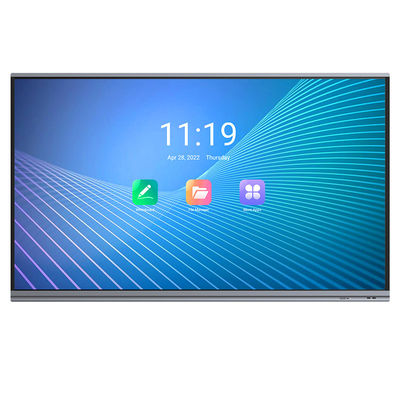 H11 65 Inch Multimedia Interactive Whiteboard Multi Gesture Monitor Meeting