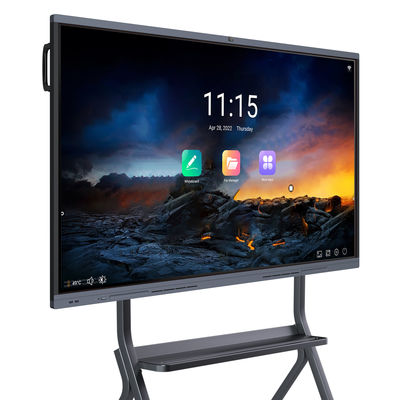 H11D 65 Inch Smart Interactive Flat Panel Digital Whiteboard With 48 MP Camera