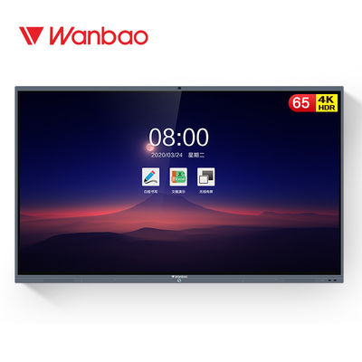 IR 86&quot; Smart Interactive Whiteboard Anti Glare Aluminum Alloy Frame Multi Touch