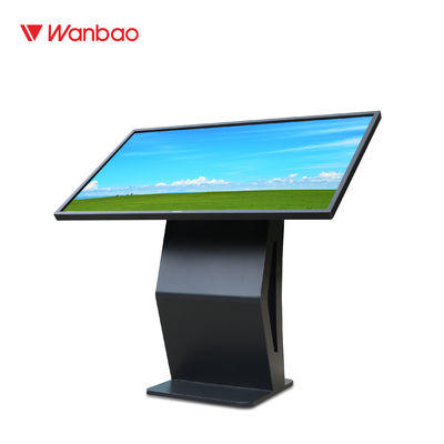 32 inch horizontal LCD self service kiosk one machine S shape Android 10 point touch control Self-service query machine