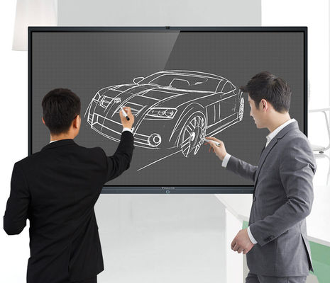 Portable Smart Interactive Whiteboard 75 86 100 Inch 0.8ms Fluent Writing
