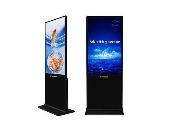 Free Standing Indoor Digital Advertising Display With LCD Touch Screen For Mall