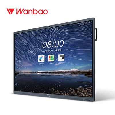 20 Points Touch Smart Interactive Whiteboard Network Video Frameless 86 Inches