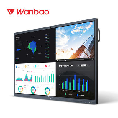 20 Point Touch TV Education Interactive Whiteboard Network Video 86 Inches