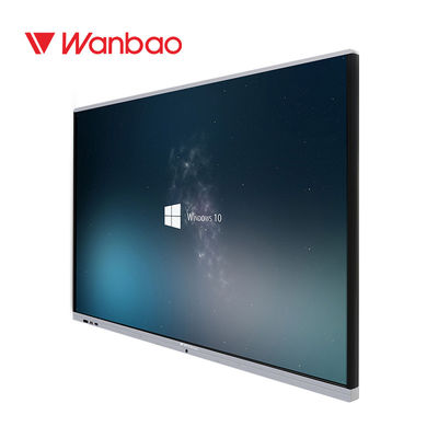 Wall Mounted Touch Screen Whiteboard 65'' 4K Digital Display Precise Writting