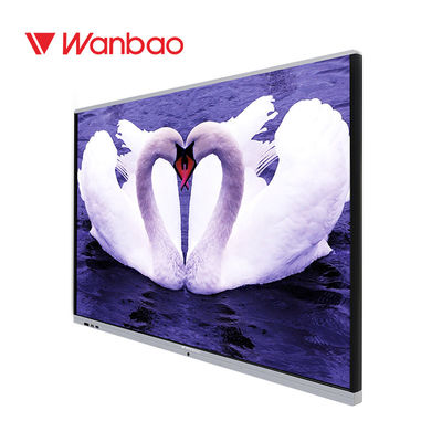 Wall Mounted Touch Screen Whiteboard 65'' 4K Digital Display Precise Writting