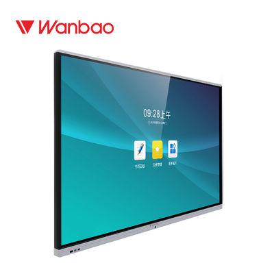 Wall Mounted Touch Screen Whiteboard 65'' 4K Digital Display Precise Writting