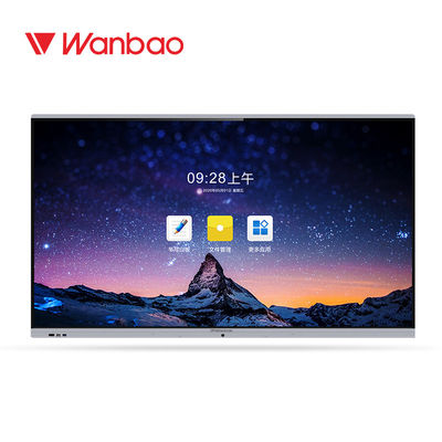 School Office Smart Interactive Whiteboard 75'' LED 4K IR Touch Digital TV