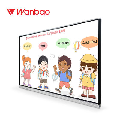 65 Inch Touch Screen Interactive Whiteboard Adjustable Pointer Teaching Children