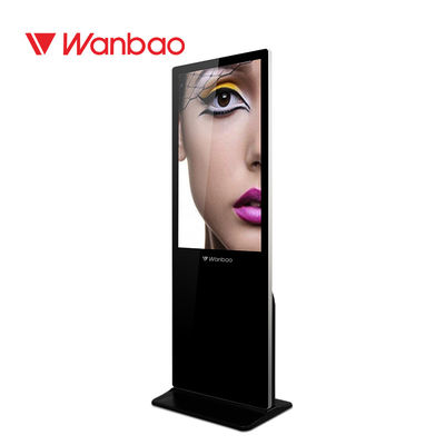 Slim Body Vertical Digital Kiosk Display For Supermarket / Shopping Mall