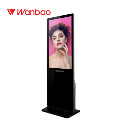43 50 55 65 Inch Floor Standing LCD Advertising Player OEM Android Video Screen
