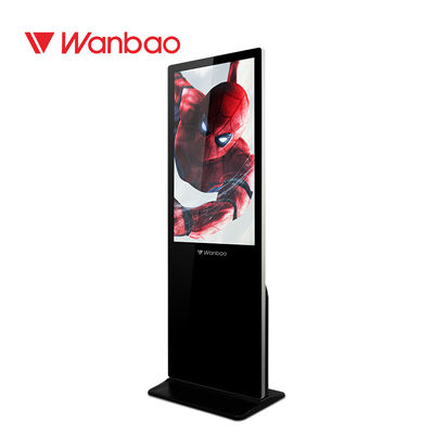 Floor Standing Indoor Digital Signage , LED Touch Screen Advertising Displays