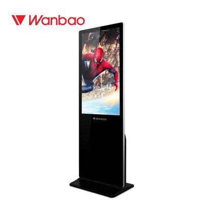 43-65inch Wifi Ultra Slim With Tempered Glass Rotating Ad Digital Outdoor Tv Stand 65 Inch Floor Standing Lcd touch Kios