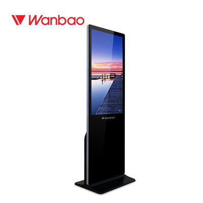 Stand Alone Floor Standing LCD Advertising Player 43&quot; 55&quot; 65 Inch Shopping Mall