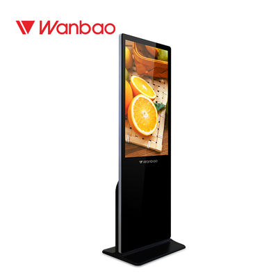 43&quot; Floor Standing LCD Advertising Player With Intelligent Broadcast Function
