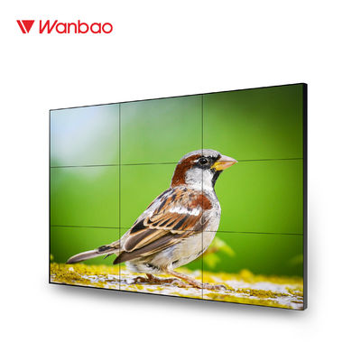 Multi panel tv wall display 49 inch split screen display touch screen large sizes lcd video wall