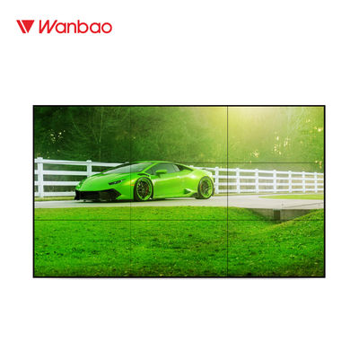 46 Inch Super LCD Splicing Screen Narrow Bezel 6.3mm 3x3 LCD TV Wall