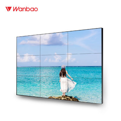Video Wall LCD Touch Screen Panel 46 Inch With Seamless Bezel Large Sizes