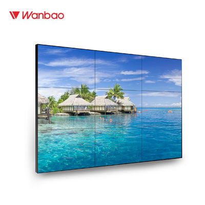 Video Wall LCD Touch Screen Display 46'' Ultra Narrow Bezel Exhibition Hall Use