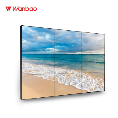 55&quot; DID Lcd Video Wall Display With Narrow Bezel 5.3mm With LED Backlight