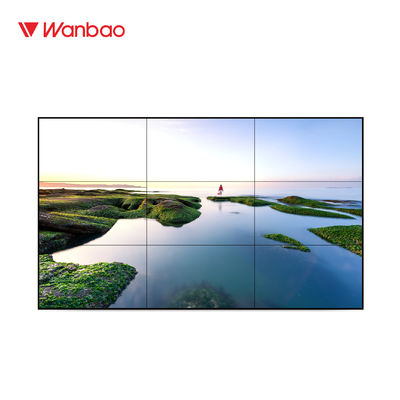 Video Wall LCD Touch Screen Panel 46 Inch With Seamless Bezel Large Sizes