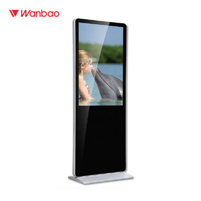 FHD Indoor Advertising LED Display , 65 Inch Touch Screen Stand Alone Signage