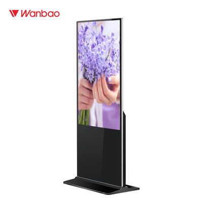 Intelligent Interactive Touch Screen Display Kiosk 65" With Slim Body Indoor Standalone