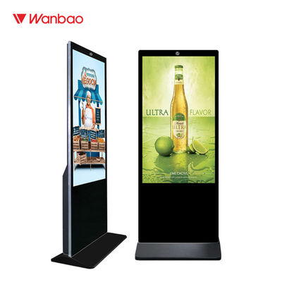 Large Size Floor Standing Lcd Advertising Player Interactive Kiosk Touch Screen