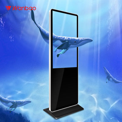 55 Inch Touch Free Standing Touch Screen Kiosk For Shopping Mall