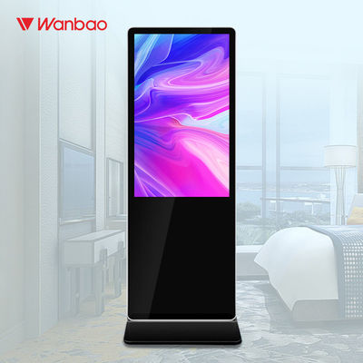 All In One Floor Standing LCD Advertising Player For Subway Stations Airports