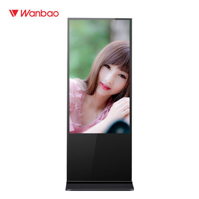 55 Inch Floor Standing LCD Advertising Player Interactive Touch Screen Kiosk