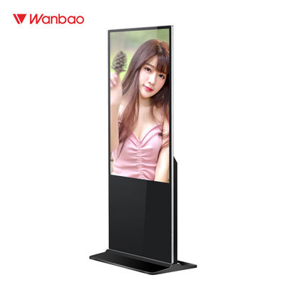 55 Inch Floor Standing LCD Advertising Player Interactive Touch Screen Kiosk