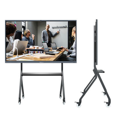 100'' Digital Interactive Board Smart Digital IR Whiteboard Interactive Display Stand For Meeting