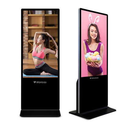 Hot Sale 55 Inch Touch Screen Kiosk Wifi 64G Advertising Display Player