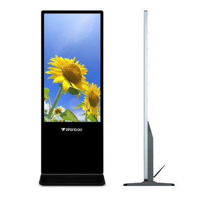 65 Inch Full HD Floor Stand Digital Signage Media Player Advertising Equipment