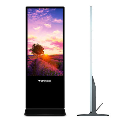 55 Inch 4k Android Digital Signage Totem Touch Screen