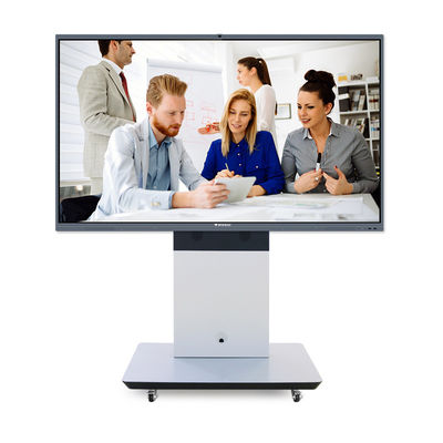 Android 9.0 Digital Interactive Whiteboard 86 100 Inch Touch LCD Screen Office Meeting Flat Panel