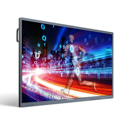 Android 9.0 Digital Interactive Whiteboard 86 100 Inch Touch LCD Screen Office Meeting Flat Panel