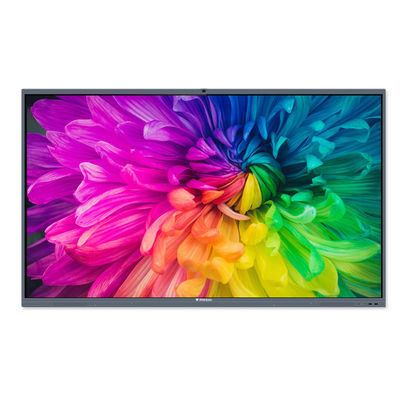 Conference Room Intelligent 75'' Flat Panel Touch Screen Smart Board / TV Flat Panel Interactive Whiteboard