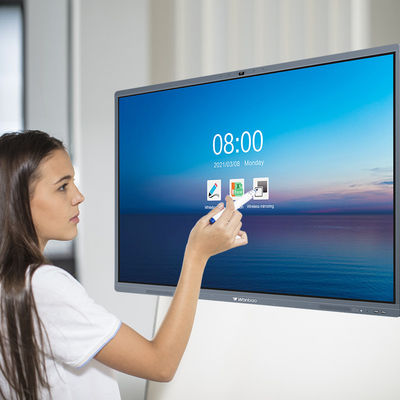 Smart Interactive Whiteboard 65'' Intelligent Interactive Flat Panel For Office / School