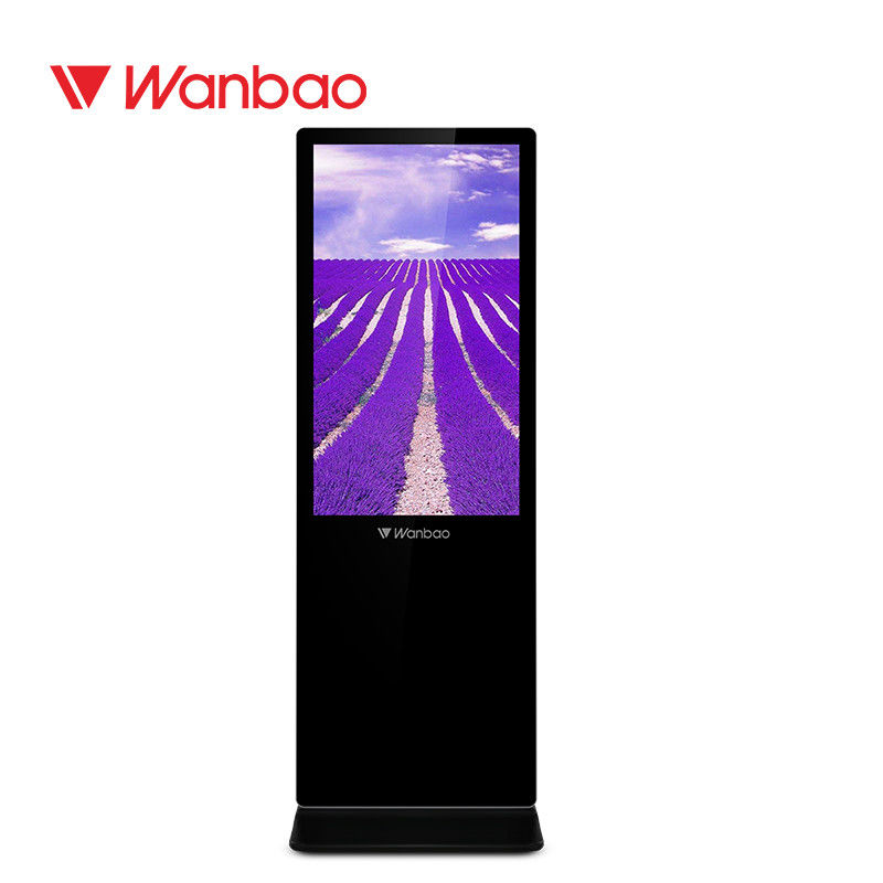 43 50 55 65 Inch Floor Standing LCD Advertising Player OEM Android Video Screen