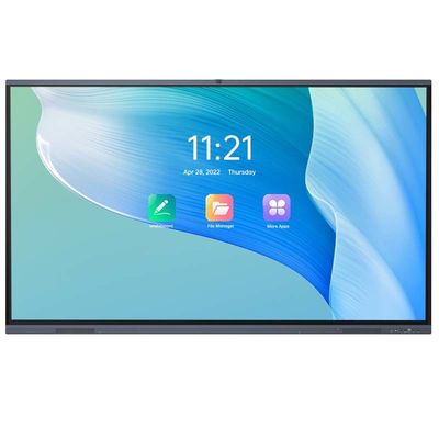 Android 11 Interactive Flat Panel Display 20 Points Touch For Conference Education