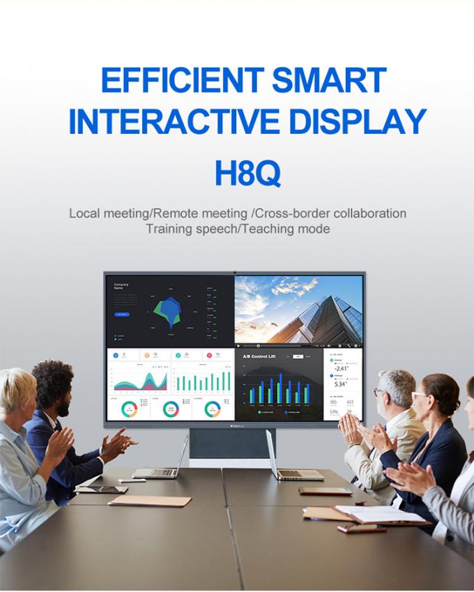 75 Inch Smart Interactive Board Wireless Finger Touch Writing For School